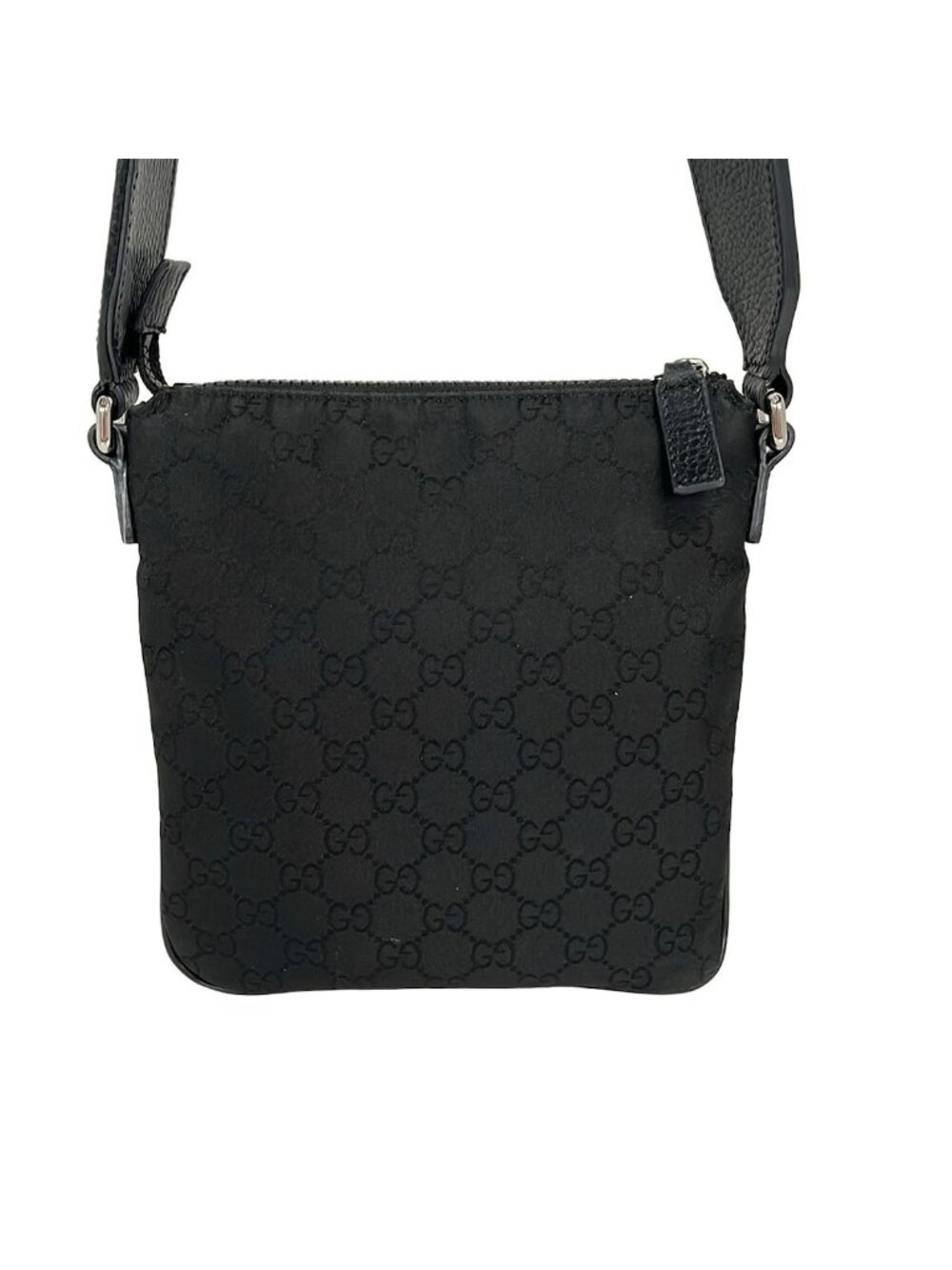 Gucci Shoulder Bag GG Pattern Black Leather - Picture 3 of 9